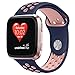NO1seller Top Bands Compatible for Fitbit Versa Small Large, Soft Silicone Sport Strap with Ventilation Holes Replacement Wristband for Fitbit Versa Fitness Smart Watch Women Men