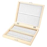 Wooden Slide Storage Box Biology Slide Holder