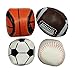 MICHLEY 1.7 Inch Mini Sandbag Sports Balls Outdoor Footbag Classic Set of 4 (Football, Baseball, Basketball, Soccer)