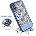 BENTOBEN iPhone Xs Case (2018), iPhone X Case 2 in 1 Hybrid Hard PC Flexible TPU Slim Shockproof Detachable Clear Back Protective Phone Case Cover for iPhone Xs 2018 / iPhone X / 10 2017, Clear/Blue