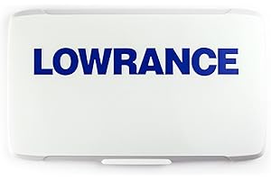 Lowrance 000-16251-001 Eagle 9" Display Sun Cover, White with Blue Letters