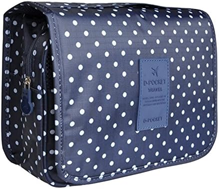 YELLOW LEAF PRODUCTS Polyester Zipper Toiletry Bag with Hanger (Multicolour)