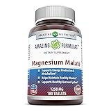 Amazing Formulas Magnesium Malate â€“ 1250 mg per serving 180 Tablets