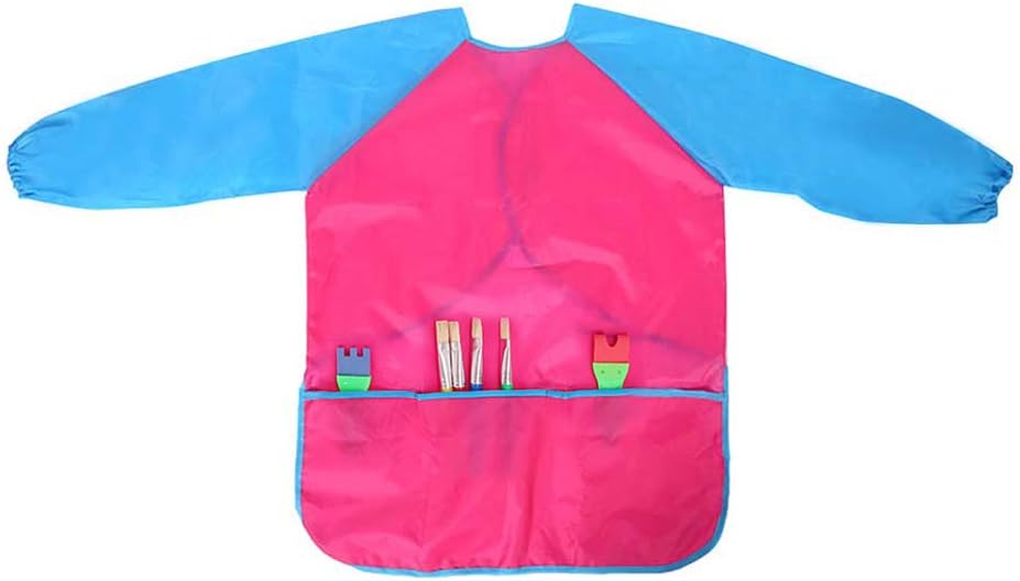 Children Art Smocks Kids Waterproof Artist Painting Aprons