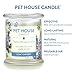 One Fur All Pet House Candle Plant-Based/Soy - Clean Burning Scented, Long Lasting Pet Odor Candle for Home - Lilac Garden