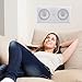 Pyle PDIWCS62 In-Wall / In-Ceiling Dual 6.5-Inch Center Channel Stereo Sound Speaker System, 2-Way, Flush Mount, White
