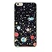 iPhone 6s case,Galaxy Planet Design Slim Flexible Clear Bumper TPU Soft Cover for iPhone 6 6s 4.7 inch (Spaceship)