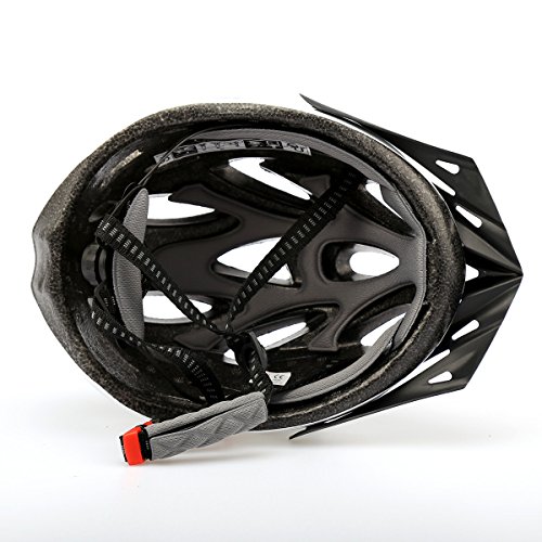 Ultralight Stable Road/Mountain Mens/Womens Bike Helmet-green+black+white - Thumbnail 6