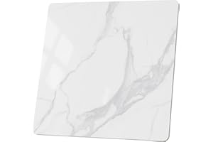 Square Sintered Stone 80cm Table Top, Dining Table Top,Indoor/Outdoor Multipurpose Square Table Top for Patio Table Replaceme