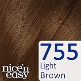 Clairol Nice'n Easy No Ammonia Hair Dye 755 Medium Light Brown Semi-Permanent view 4