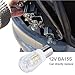 JOMITOP 4 Pack BA15S S8 Bayonet Base LED Bulb Non-Dimmable 2W Waterproof CRI80 AC/DC 12V for Boat, RV, Car Soft Warm White