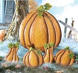 Fall Pumpkin And Gourd Halloween Lawn Stake Decorations