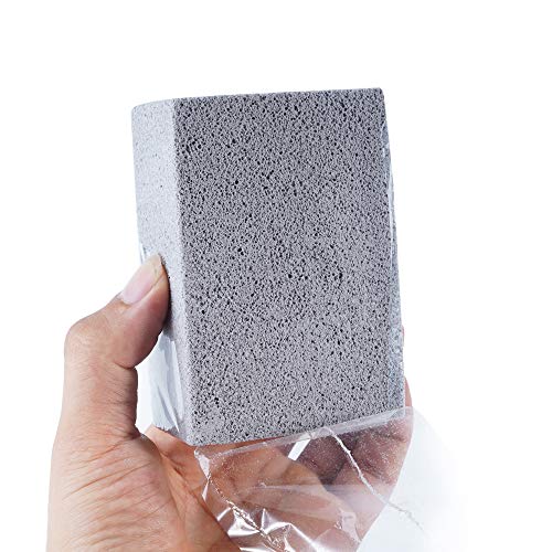 Ecological Grill Cleaning Brick 4 Pack Pumice Stone Cleaning Clean Brick for Cleaning BBQ Grills,Racks,Flat Top Cookers,Grills Pans