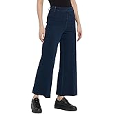 Lyssé Erin Women’s High Waisted Wide Leg Jeans – Stretch Denim Pants with Tummy Control Fit, Trendy Fall Denim