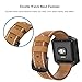 SWEES Leather Bands Compatible with Fitbit Blaze Smart Watch, Genuine Leather Replacement Band with Metal Frame Small & Large for Women Men, Champagne Gold, Rose Gold, Black, Brown, White, Grey, Beige