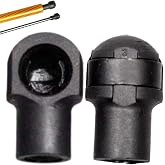 TENKIDOM Lift Support Connectors Replacement Ball Stud Socket Joint M6 Female 10mm Thread Gas Spring Strut Bearing End Fitting, 4 Pieces