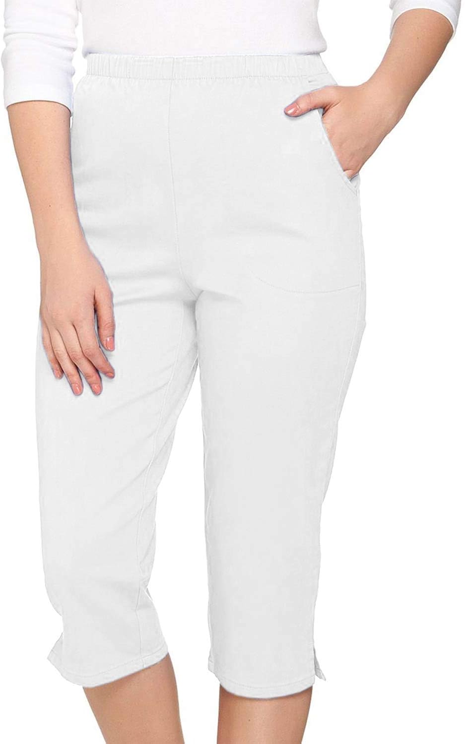 denim & co original waist stretch pants