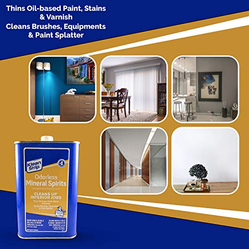 Klean Strip Odorless Mineral Spirits 1 Quart Pricepulse