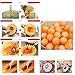 WAAO 3-in-1 Stainless Steel Melon Baller & Carving Knife & Fruit Scoop Set for Fruit Slicer Dig Pulp Separator and Carve