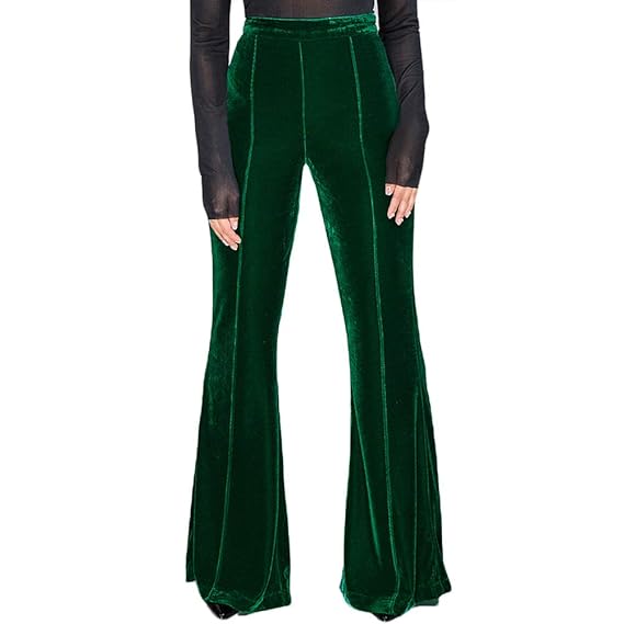 velvet trousers for women