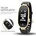 Fitness Tracker,WFCL Women Heart Rate Monitor Activity Sleep Monitor Waterproof Smart Bracelet (Black)
