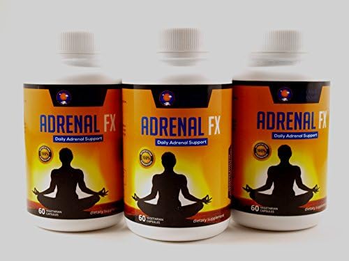 ADRENAL FX 60 Count. Pharmacist Formulated Natural Adrenal Support, Supports Adrenal Fatigue, Adrenal Function, Stress Relief And Enhanced Energy-Pure and Natural from Radiant Reflexions!
