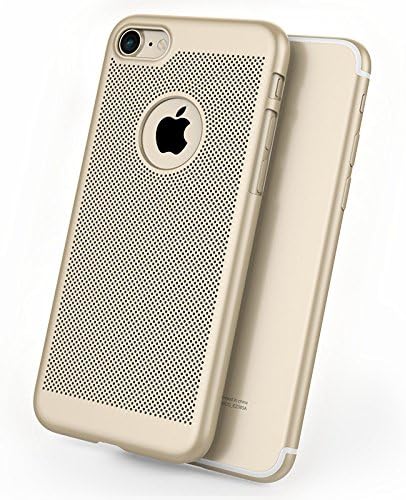 Protective Back Cases PC Acrylic Cover Anti Fall For Iphone 7 4.7 inch Gold