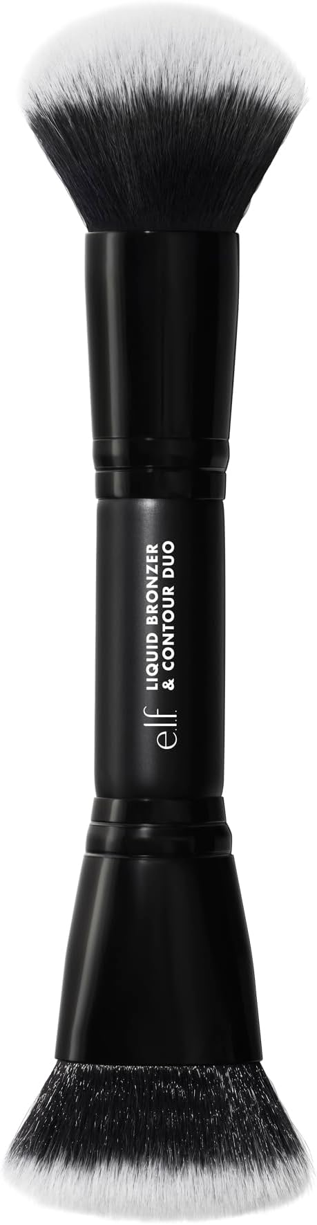 e.l.f. Camo Liquid Bronzer & Contour Duo Brush Dual-Ended Face Makeup Brush