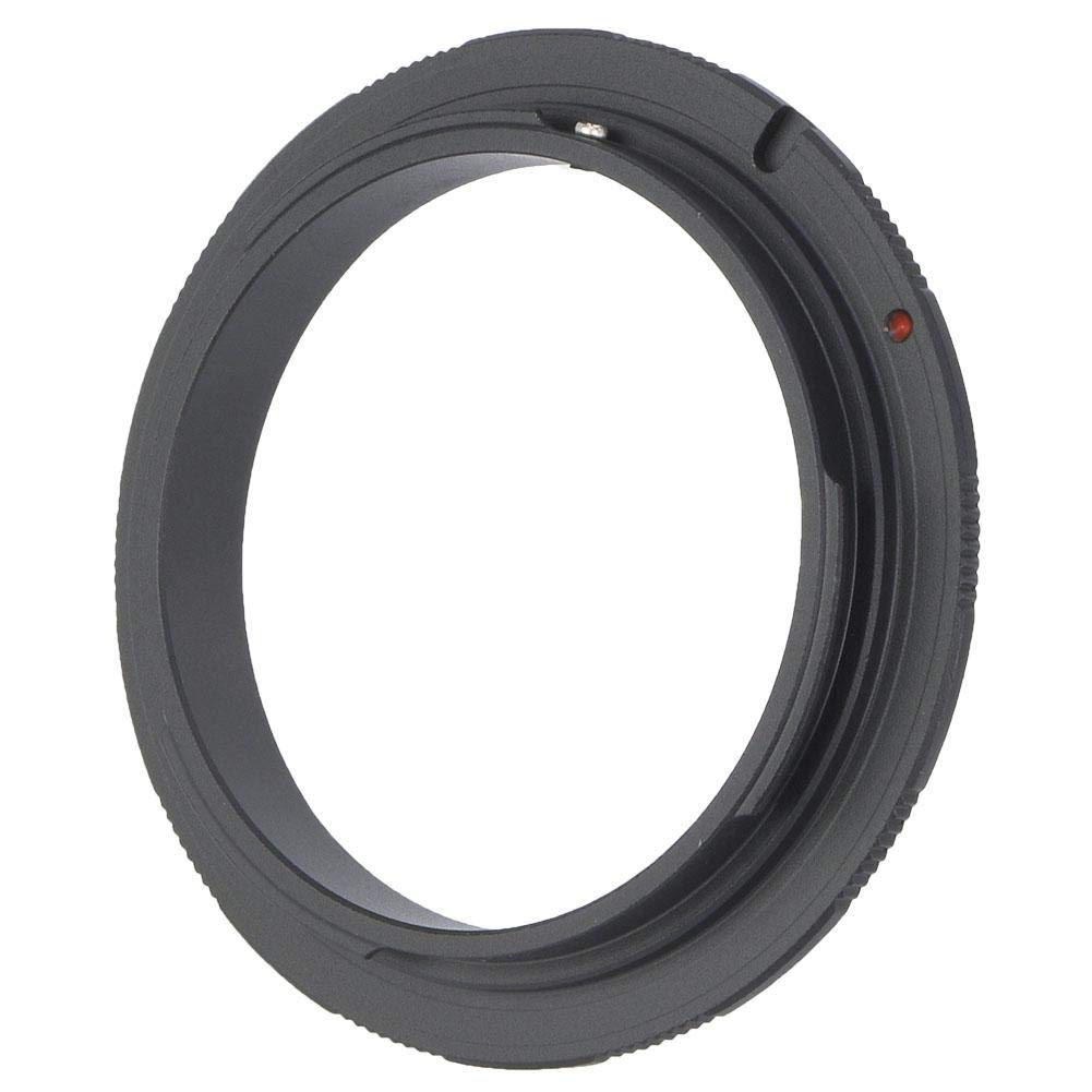Topiky Aluminium Alloy Reverse Adapter Ring for DSLR Cameras - Convert Mid-Focus Lens to Macro Lens, Manual Aperture Control, Compatible with 58mm Mount