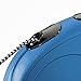 FLEXI New Classic Retractable Dog Leash (Cord), 16 ft, Small, Blue