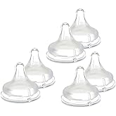 Lansinoh NaturalWave Slow-Flow Nipples, 6 Pack