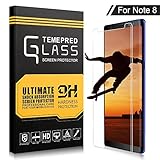 Cordking Samsung Galaxy Note 8 Tempered Glass Screen Protector , Anti-Bubble Ultra HD,Clear,Touch Agility Crystal ,Bubble Free,Easy Installation,Durable Scratch Resistance