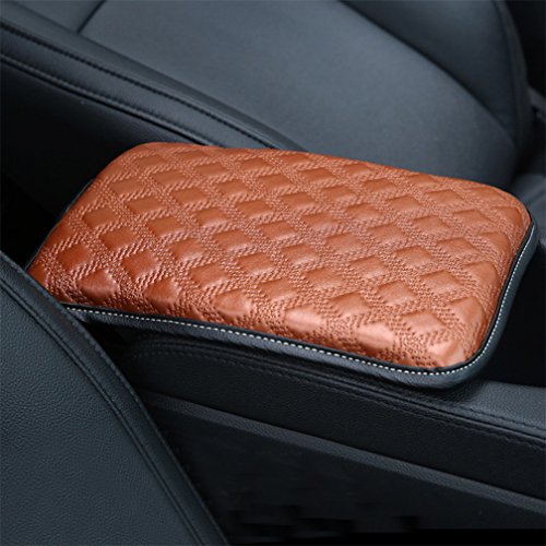 Shuohu Soft Car Center Console Cushion(30cm x 21cm) Vehicle Seat Cushions Armrest Pillow Pad