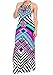 shekiss Women's Sexy Floral Printing Sleeveless Summer Dress Casual Elastic Long Maxi,Flower2,X-Large