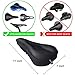 Emoly Bike Seat Cover, Extra Soft Gel Bicycle Seat, Bike Saddle Cushion with Water&Dust Resistant Cover for Indoor and Outdoor Cycling (Black)thumb 4