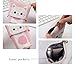 iSuperb Standing Pencil Pouch Pencil Case Cute Cat Telescopic with Zipper Canvas Kwaii Cartoon Pencil Bag Stationery Box for Kids Girls Boys School Supplies 7.5 x 4.9 x 3.0inch/4.1x 3.0inch