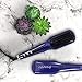 Head Kandy, Straightening Brush 2.0, Purple, Professional Hair Straightener, Tourmaline Infused Ceramic Plates, For All Hair Types