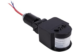 Motion Sensor Switch, LED Infrared PIR Detector Wall Light Switch with Auto On Off, for Indoor Application 90 250V AC