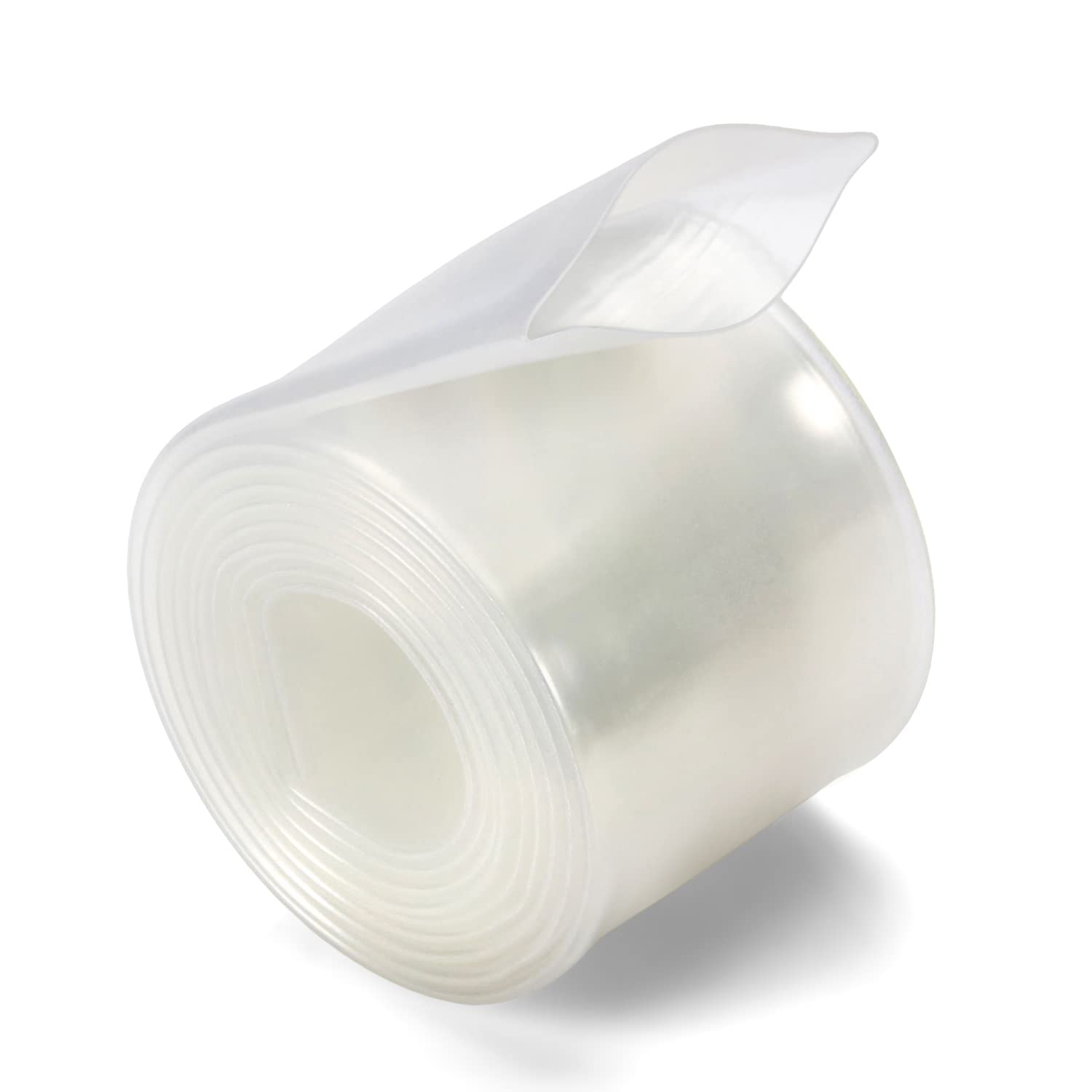 Photo 1 of Chanzon 2:1 Ratio 1" (25mm) Heat Shrink Tubing 3.3Ft Roll (1M Total Length) Clear/Transparent Polyolefin Sleeving Wrap Shrinking 2 to 1 1pcs