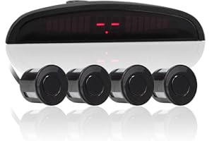 4 Parking Car Parking Sensor Kit LED Display View Reverse Backup Radar System Backup Sensor Reversing Sensors Universal Auto 