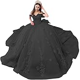 Mauuwy Sweetheart Ball Gown Quinceanera Dresses Bead Appliques Flower Long Prom Dress Party Gowns Vestidos De 15 Anos YMX173