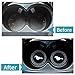 Goshion 2Pcs 2.75 Inch Diameter Oval Tough Car Logo Vehicle Travel Auto Cup Holder Insert Coaster for Mustang All Models