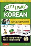 Let's Learn Korean Kit: 64 Basic Korean Words and Their Uses (Flashcards, Audio CD, Games & Songs, Learning Guide and Wall Chart)