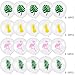 SATINIOR 40 Pieces Hawaiian Party Balloons Flamingo Pineapple Tropical Leaves Latex Helium Balloons for Luau Party Decoration Supplies