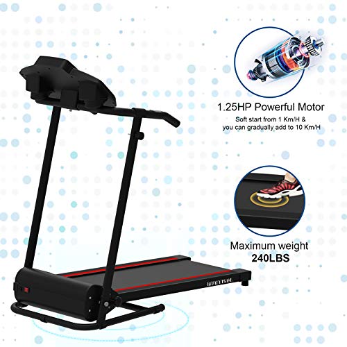 murtisol bluetooth folding treadmill