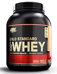 OPTIMUM NUTRITION GOLD STANDARD 100% Whey Protein Powder, Strawberry Banana, 5 Pound