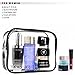 Trip Basics TSA Approved Toiletry Bag - 100% Compliant Travel Bag for Travel Size Toiletries Containers Liquids + Bottles | 3-1-1 Airport Airline Approved Clear Makeup Bag for Carry on Luggage