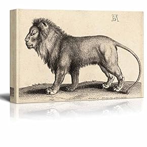 A Lion Standing After Durer State 1 by...