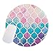 Timing&weng Fish Scales Background Round mosue pad Non-Slip Mouse pad Gaming Mouse pad