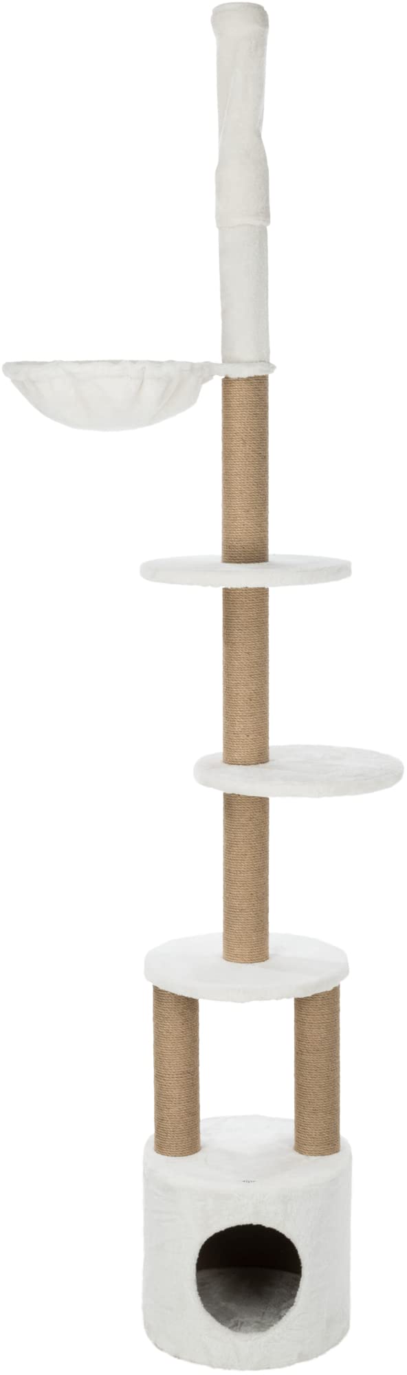 Trixie Aurelio Cat Scratching Post Ceiling Height 220-250 cm, White (Polyester)